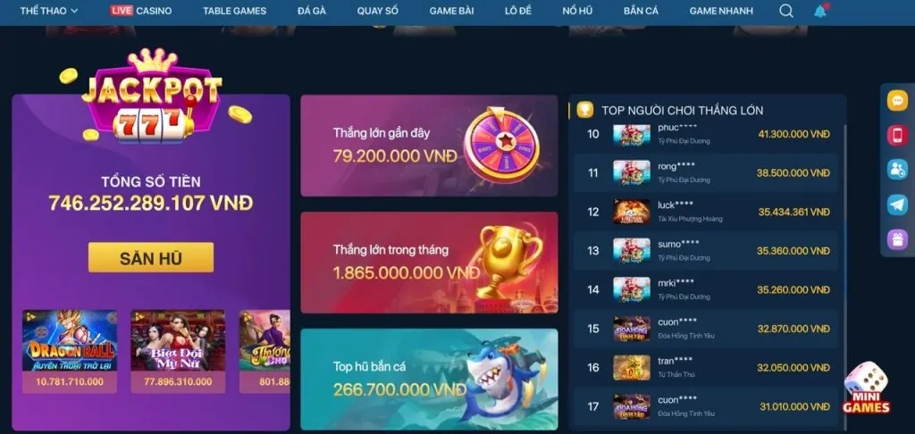 Các tính năng nổi bật của game Bắn Cá 66MB